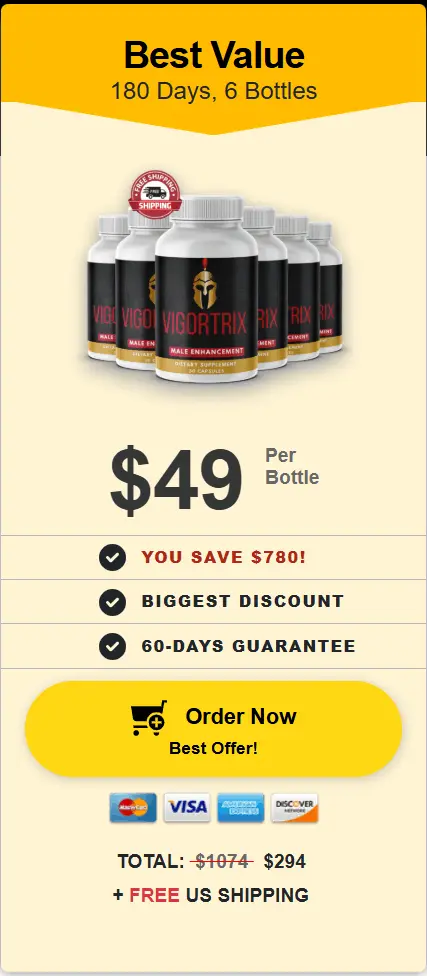 Vigoryn 6 Bottle Best Value Package